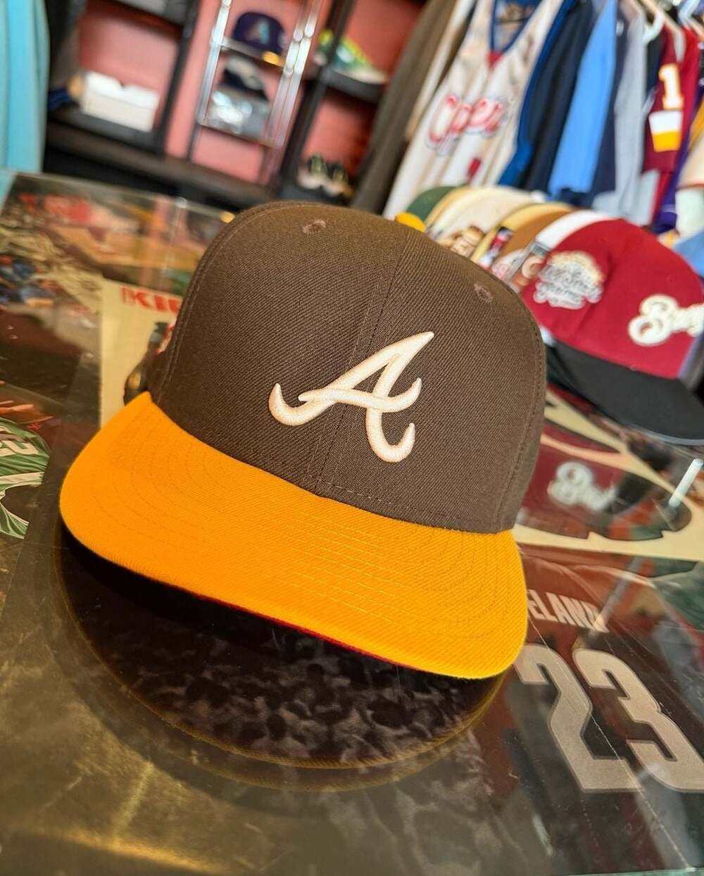New Era Atlanta Braves Cooperstown 1992 World Series Size 7 Fitted Hat